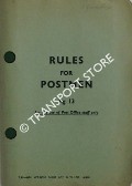 Rules for Postmen on Outdoor Duties - Reg. 13 [1957] by Post Office